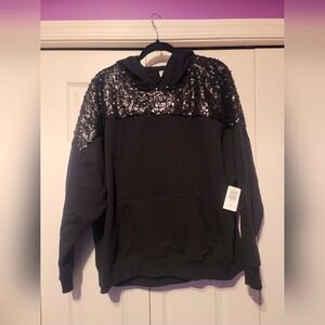 NWT Torrid Sequin Hoodie